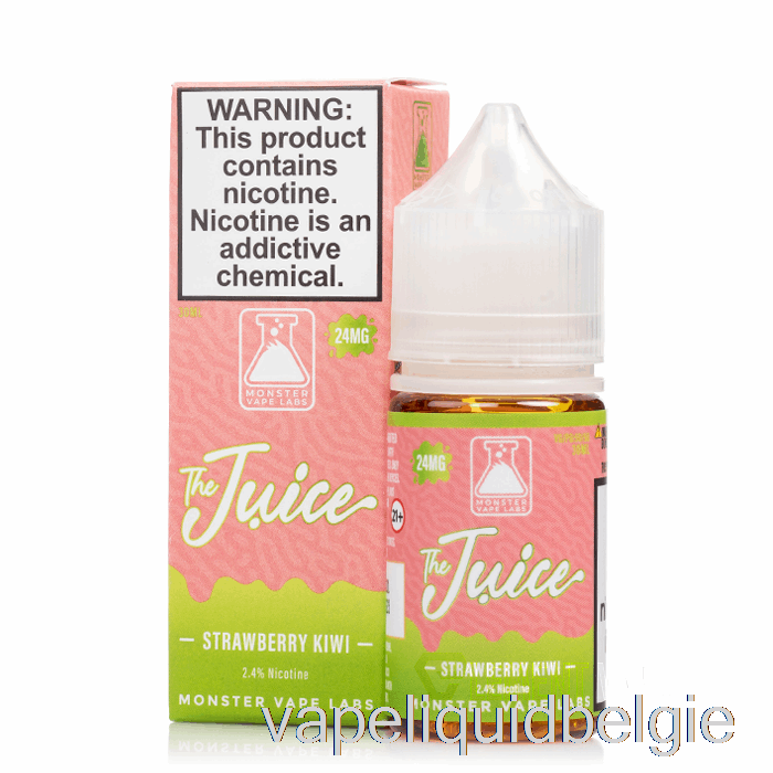 Vape Vloeibare Aardbei-kiwi - De Sapzouten - 30 Ml 24 Mg